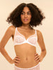 Soutien-gorge avec armatures décolleté plongeant - Blanc