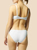 Soutien-gorge avec armatures décolleté plongeant - Blanc
