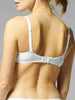 Soutien-gorge avec armatures décolleté plongeant - Blanc