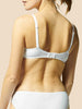 Soutien-gorge avec armatures décolleté plongeant - Blanc