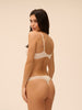 Soutien-gorge avec armatures décolleté plongeant - Beige Topaze