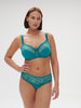 Soutien-gorge avec armature emboitant - Bleu Atoll