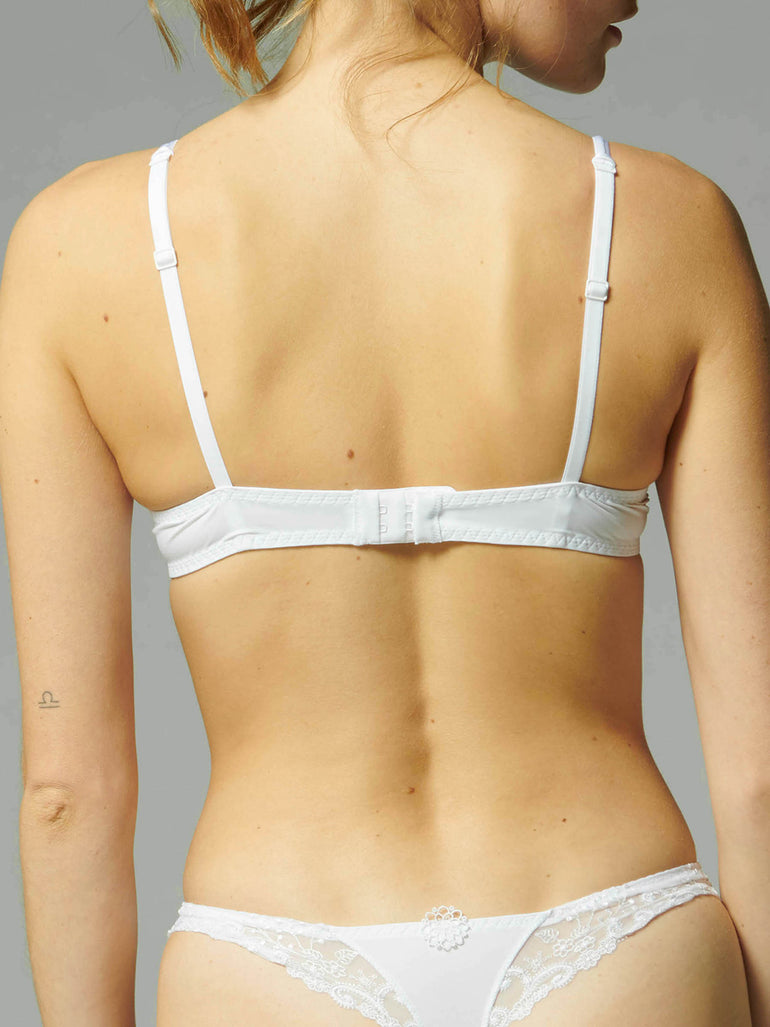 Soutien-gorge corbeille - Blanc