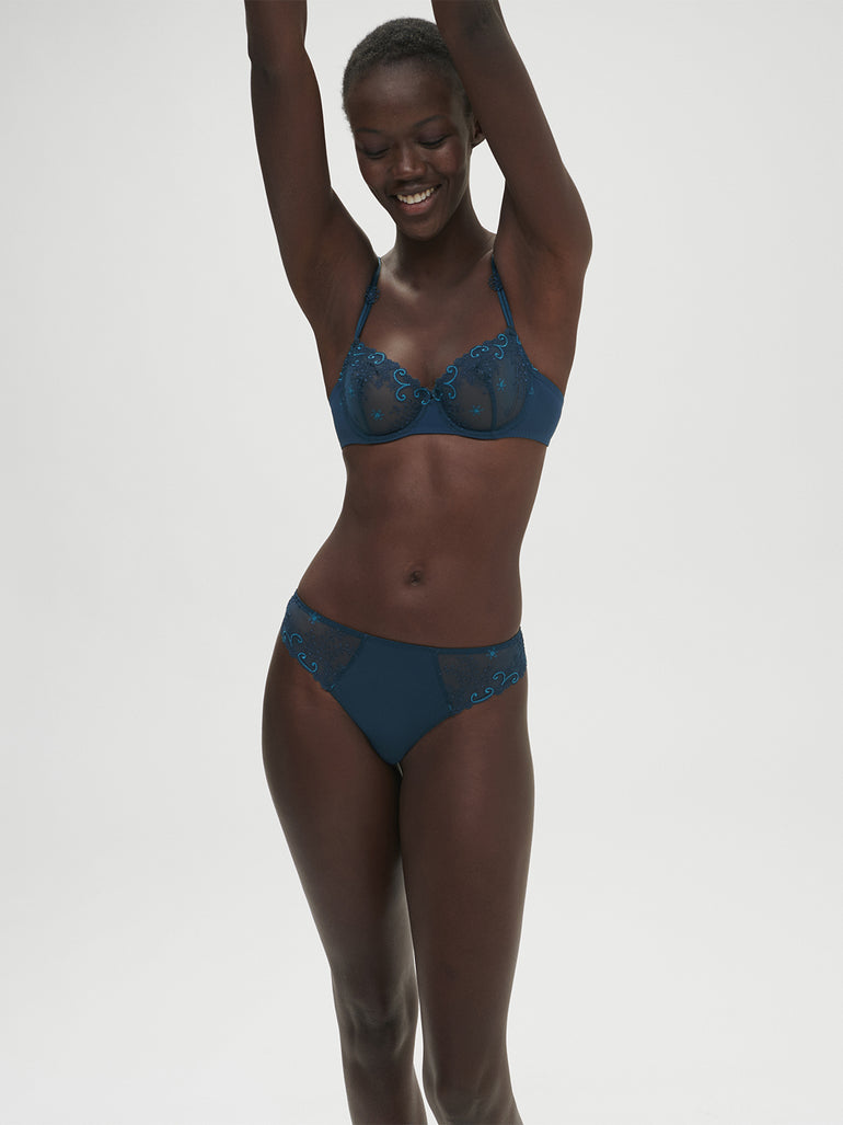 Soutien-gorge corbeille - Bleu Prestige