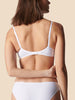Soutien-gorge décolleté carré en spacer 3D - Blanc