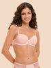 Soutien-gorge décolleté carré en spacer 3D - Poudre