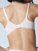 Soutien-gorge triangle emboitant décolleté plongeant - Poudre pétale