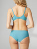 Soutien-gorge triangle emboitant décolleté plongeant - Vert de gris