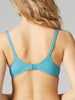 Soutien-gorge triangle emboitant décolleté plongeant - Vert de gris