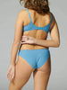 Soutien-gorge triangle emboitant décolleté plongeant - Bleu jeans