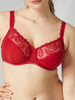Soutien-gorge emboitant pour poitrine généreuse - Rouge Opéra
