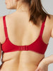 Soutien-gorge emboitant pour poitrine généreuse - Rouge Opéra