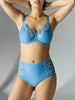 Soutien-gorge emboitant pour poitrine généreuse - Bleu jeans