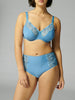 Soutien-gorge emboitant pour poitrine généreuse - Bleu jeans