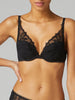 Soutien-gorge push-up triangle - Noir