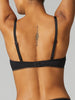 Soutien-gorge push-up triangle - Noir