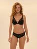 Soutien-gorge push-up triangle - Noir