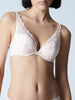 Soutien-gorge push-up triangle - Poudre pétale