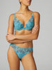 Soutien-gorge push-up triangle - Vert de gris