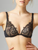 Soutien-gorge triangle avec armatures - Noir