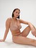 Soutien-gorge avec armature décolleté carré - Peau
