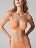 Soutien-gorge spacer décolleté plongeant - Abricot