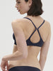 Soutien-gorge spacer décolleté plongeant - Bleu Cosmic