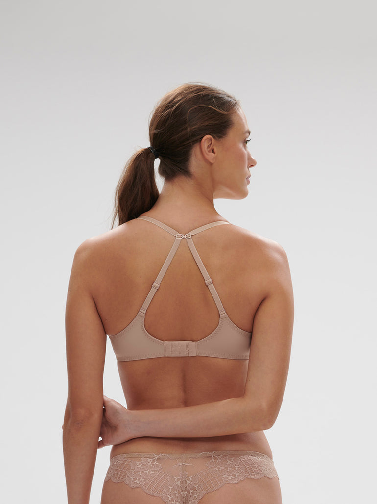 Soutien-gorge spacer décolleté plongeant - Peau