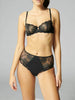 Soutien-gorge corbeille - Noir