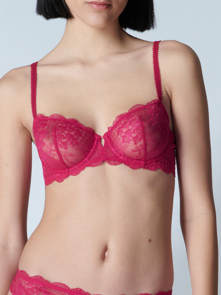 Soutien-gorge corbeille - Cranberry