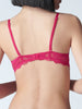 Soutien-gorge push-up triangle - Cranberry