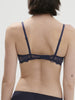 Soutien-gorge push-up décolleté plongeant - Bleu Cosmic