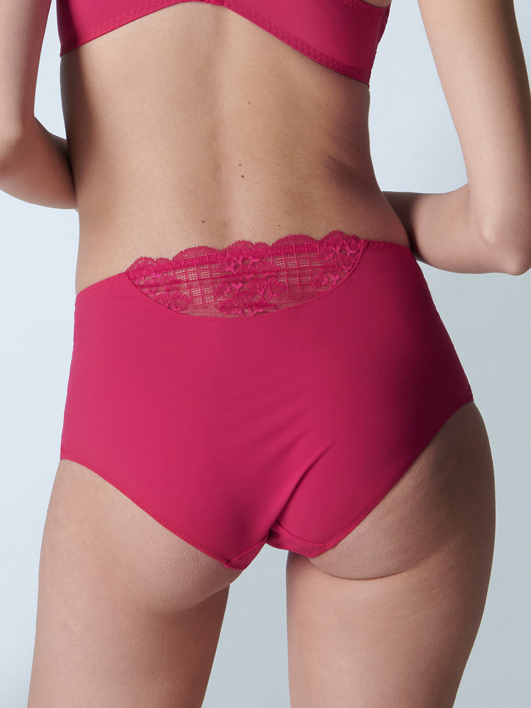 Culotte taille haute - Cranberry