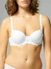 Soutien-gorge décolleté carré en spacer 3D - Blanc