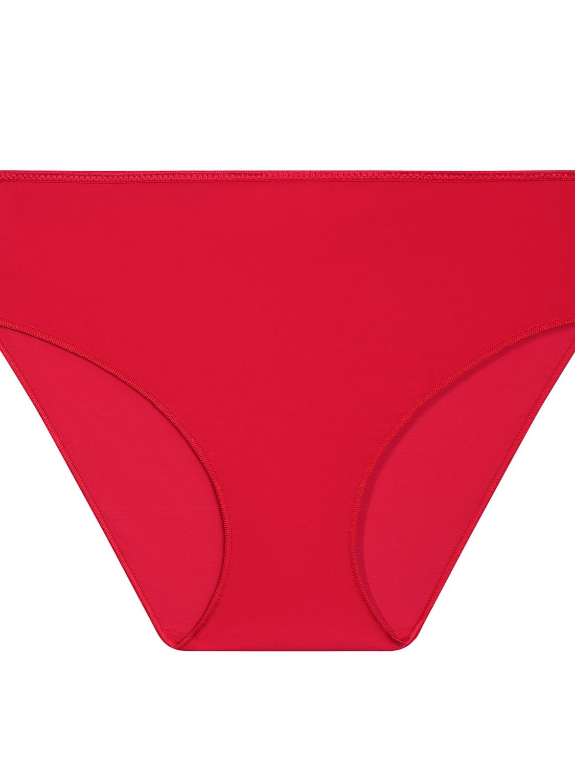 Culotte taille haute en coton - Rubis/rose