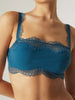 Brassière souple avec armatures - Bleu canard