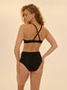 Soutien-gorge emboitant multi-positions sans couture - Noir