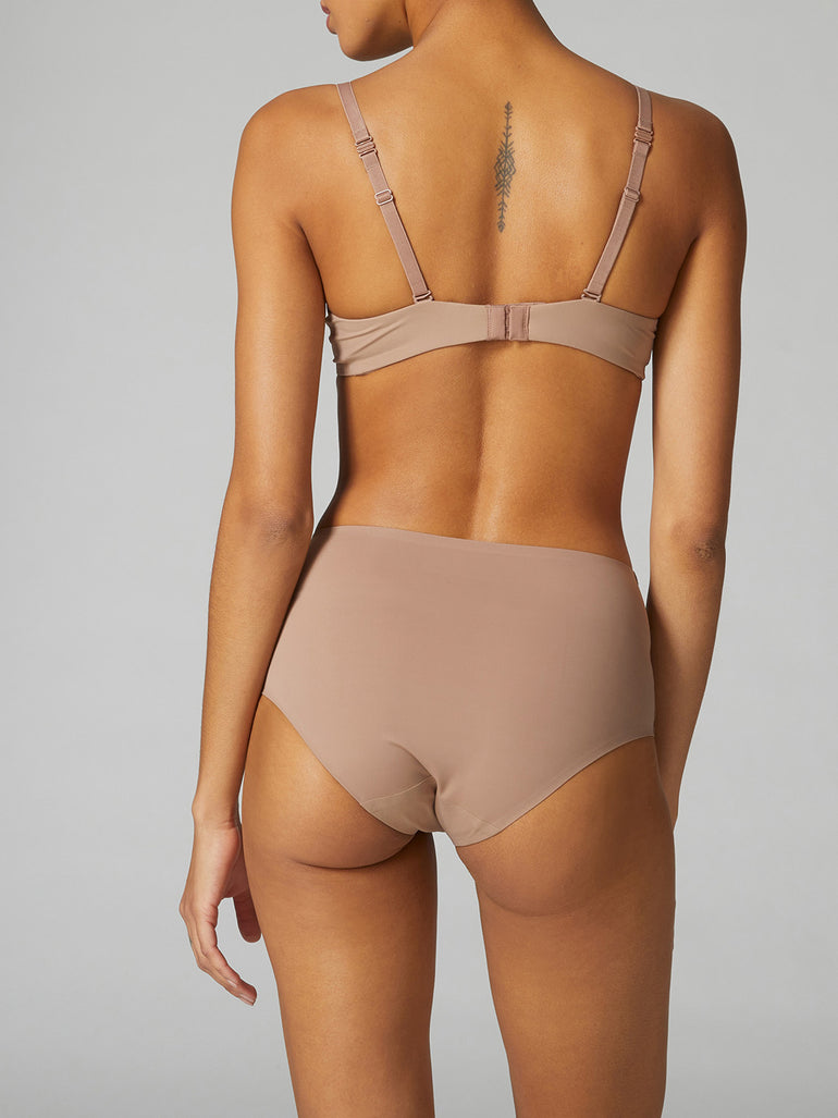 Soutien-gorge emboitant multi-positions sans couture - Amaretto