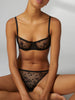 Soutien-gorge corbeille - Noir