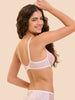Soutien-gorge triangle emboitant décolleté plongeant - Blanc
