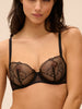 Soutien-gorge corbeille - Noir