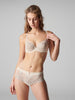Soutien-gorge avec armatures décolleté plongeant - Beige Topaze