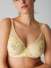 Soutien-gorge triangle emboitant décolleté plongeant - Citron frappé