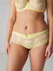 Soutien-gorge triangle emboitant décolleté plongeant - Citron frappé