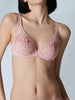 Soutien-gorge triangle emboitant décolleté plongeant - Rose vérone