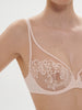 Soutien-gorge avec armature décolleté plongeant - Rose Nude