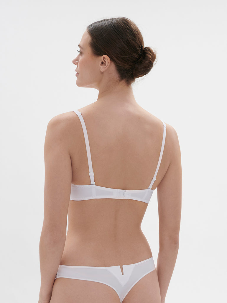 Soutien-gorge corbeille - Blanc