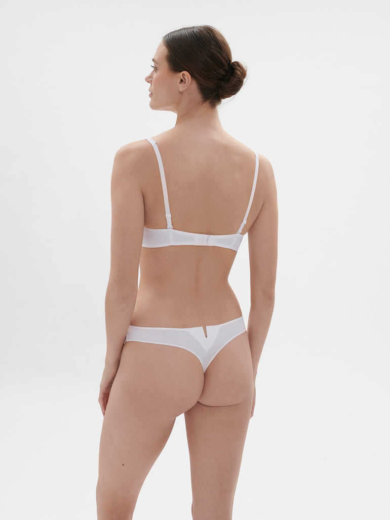 Soutien-gorge corbeille - Blanc