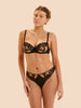 Balconette bh - Zwart Tatoo