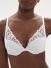 Soutien-gorge push-up décolleté plongeant - Blanc